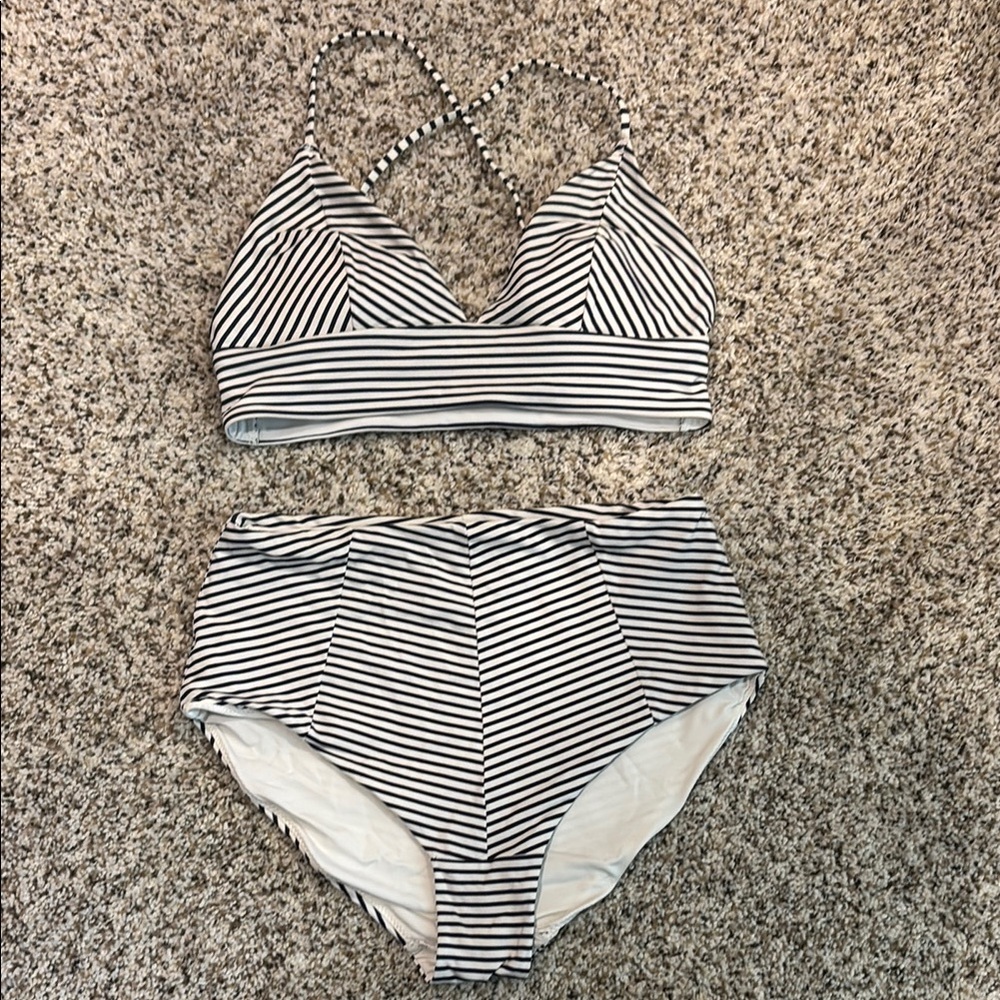 Striped H&M Bikini Set